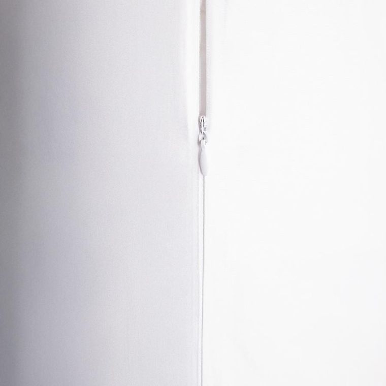 Homla, Maisy, zestaw dwóch poszewek, z mikrofibry białych, 70-80 cm, 2 szt.