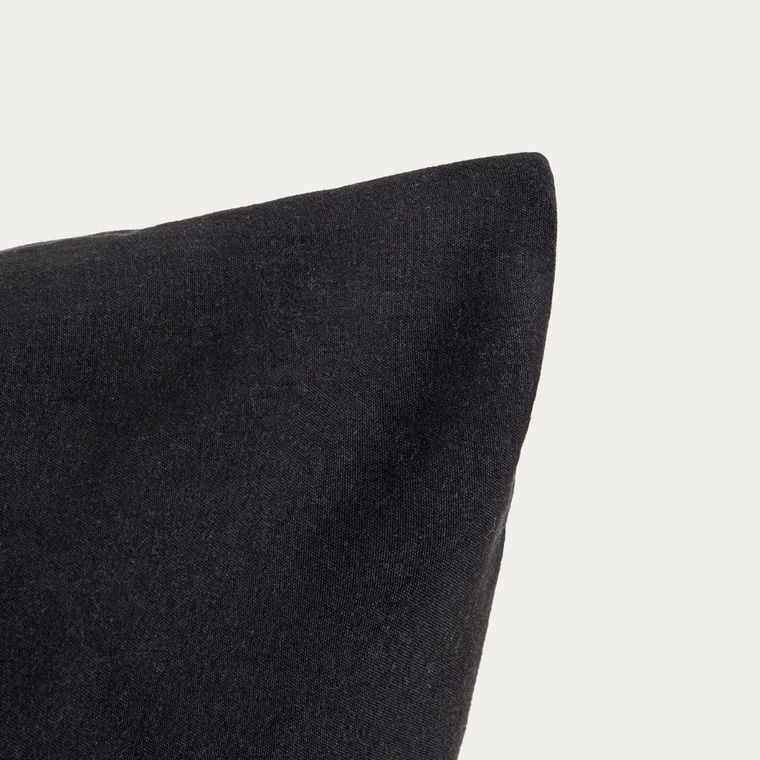 Homla, Maisy, zestaw dwóch poszewek, z mikrofibry czarnych, 50-60 cm, 2 szt.