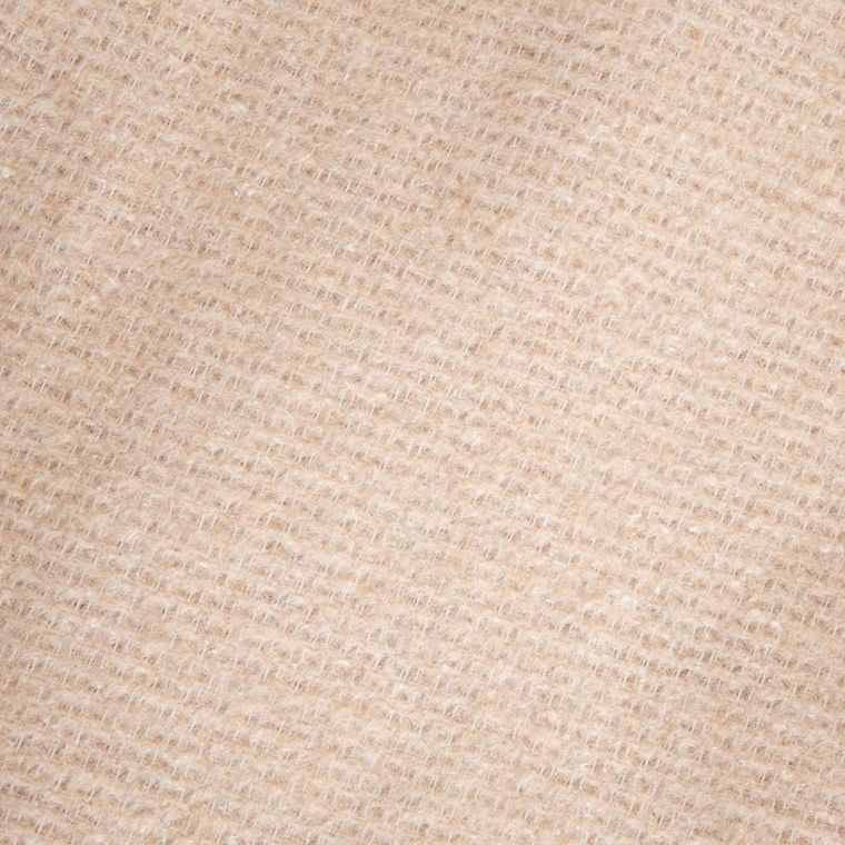 Homla, Mallow, koc, gruby beżowy z dekoracyjną teksturą, 150-200 cm