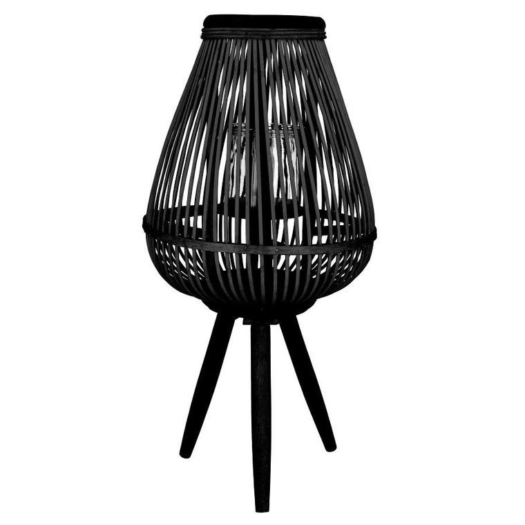 Homla, Masaya, lampion, ogrodowy czarny, 15-11-61 cm