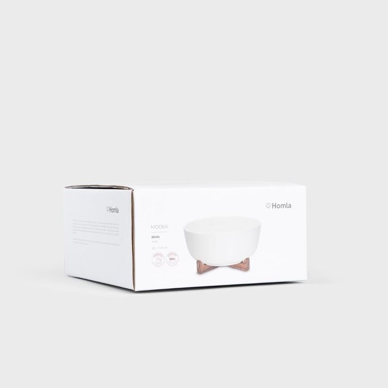 Homla, Mooka, misa, ceramiczna na podstawce, 28-14 cm, 744099