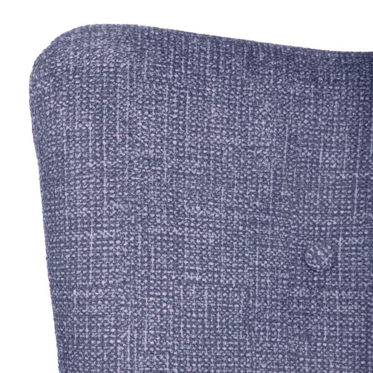 Homla, Moss Pop, Fotel w tkaninie granatowy, 72-73-96 cm, 882901