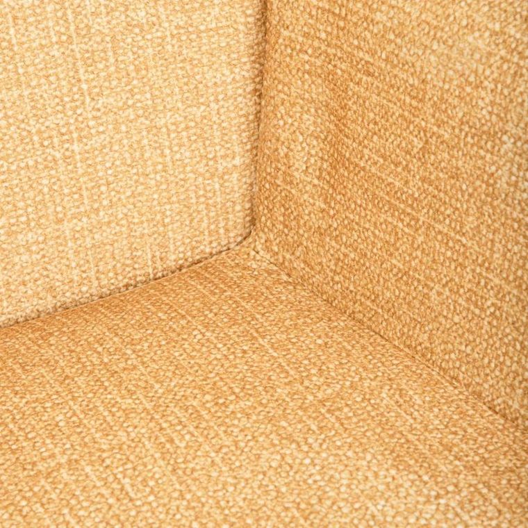Homla, Moss Pop, Fotel w tkaninie musztardowy, 72-73-96 cm, 882857