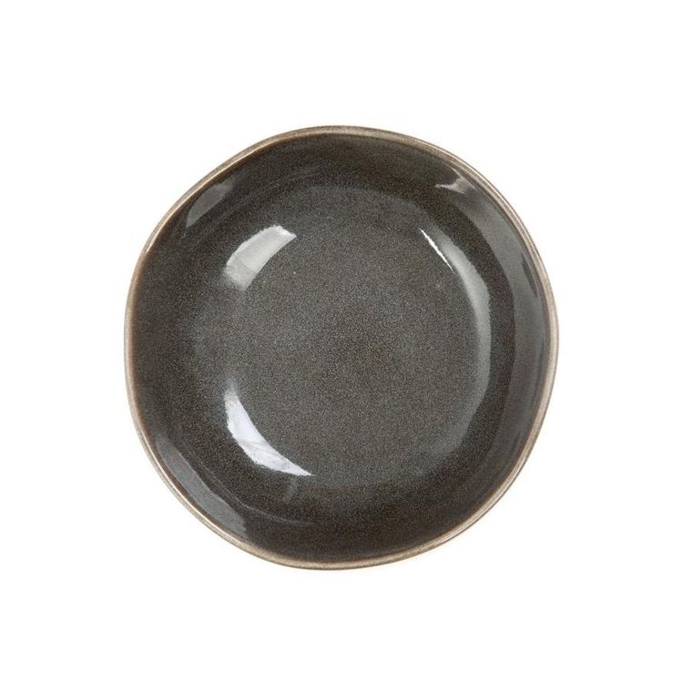 Homla, Mystic, talerz, głęboki szary, 19 cm