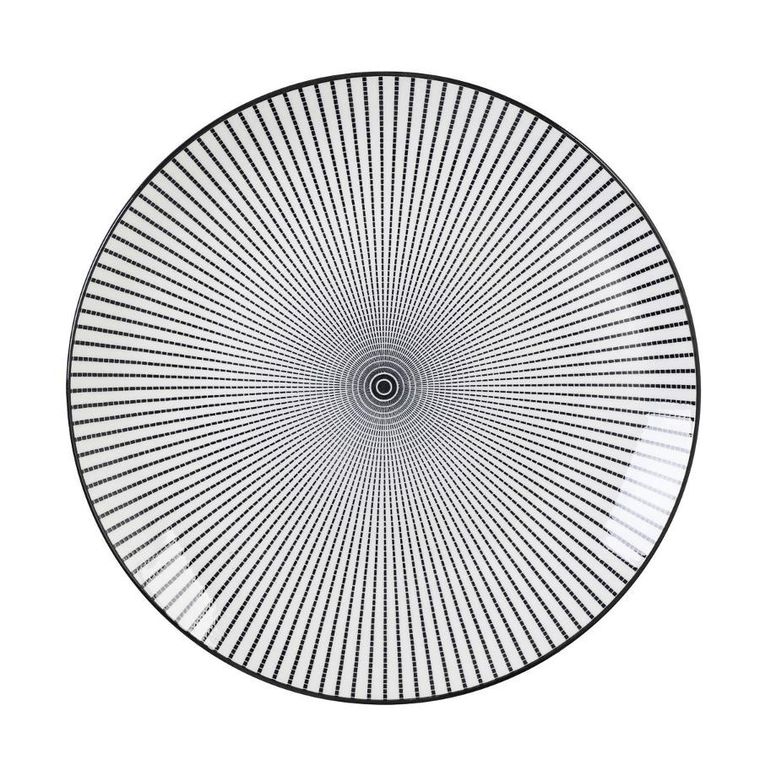 Homla, Navia, talerz obiadowy, czarny, 27 cm