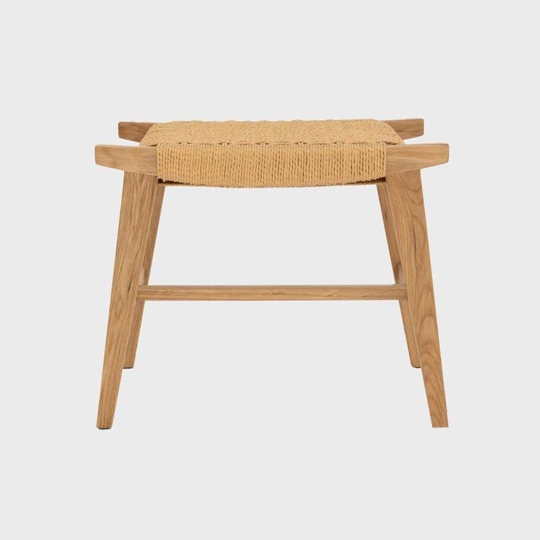 Homla, Novum, taboret, naturalny, 52-34-42 cm