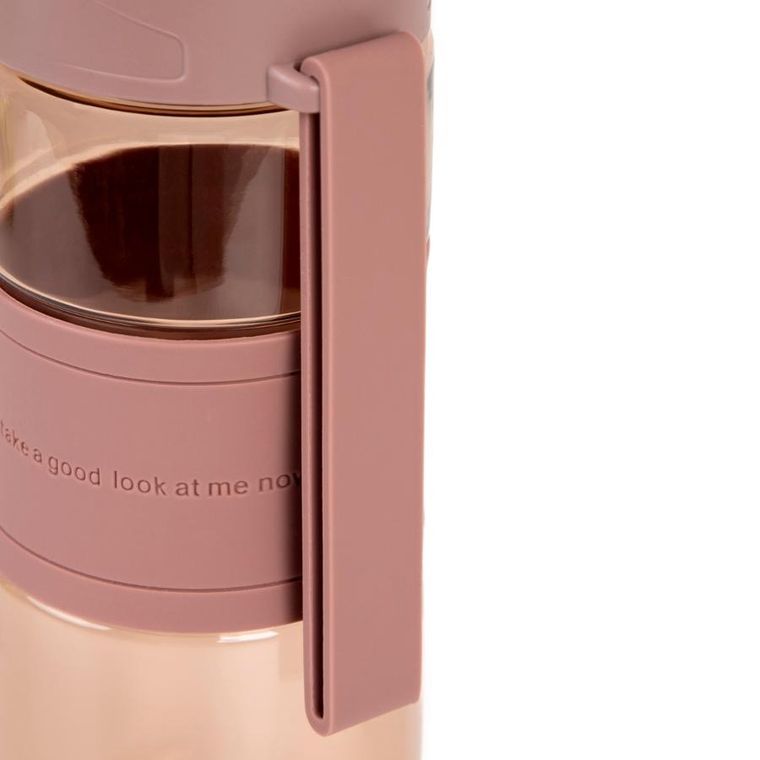 Homla, Poppie, butelka, różowa, 0,6l