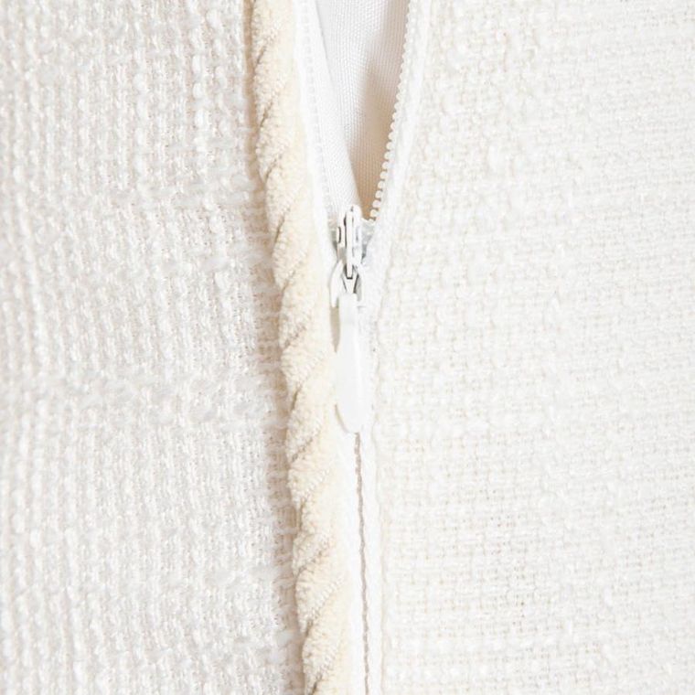 Homla, Prem, poszewka, z haftowaną rozgwiazdą i sztruksową lamówką, 45-45 cm