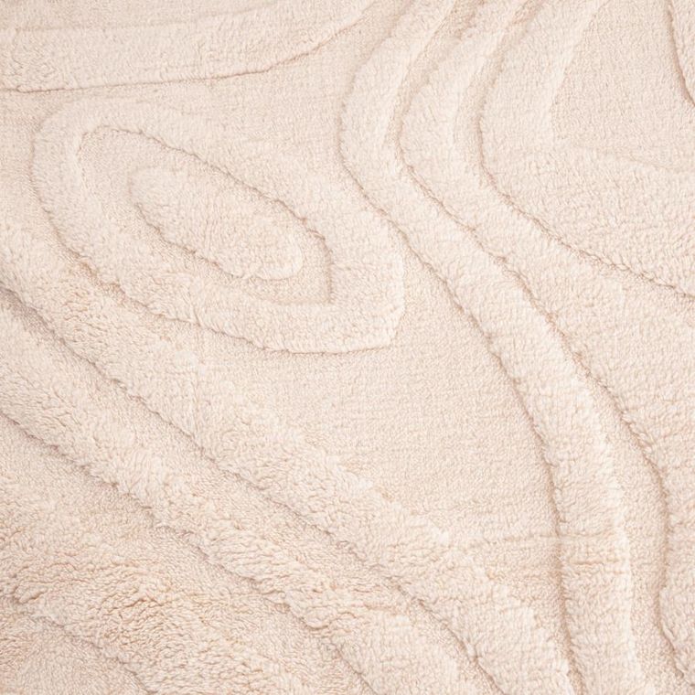 Homla, Raul, koc, puszysty ze strukturalnym wzorem, beżowy, 150-200 cm