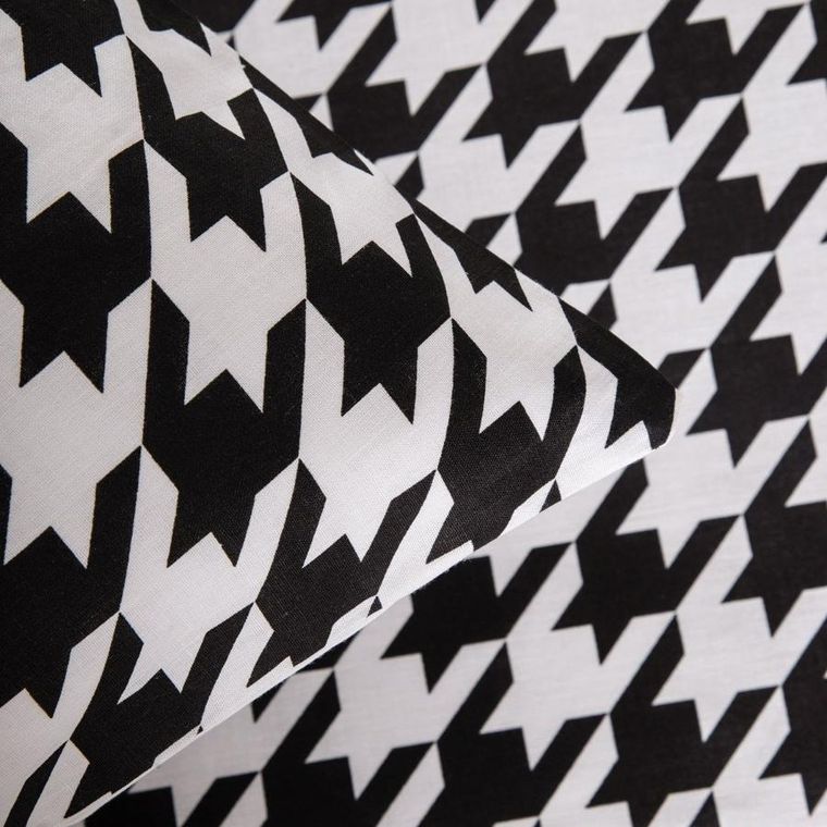 Homla, Rebeka, pościel bawełniana w pepitkę, 200-220 cm, 756559