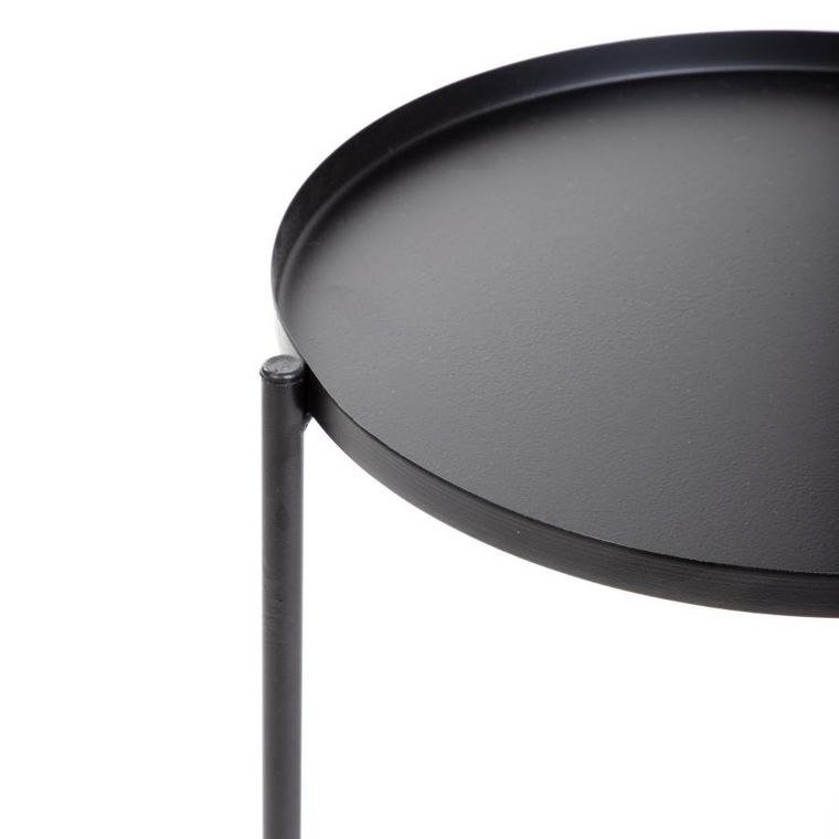 Homla, Roh, kwietnik, trzypoziomowy czarny, 25-48/70 cm