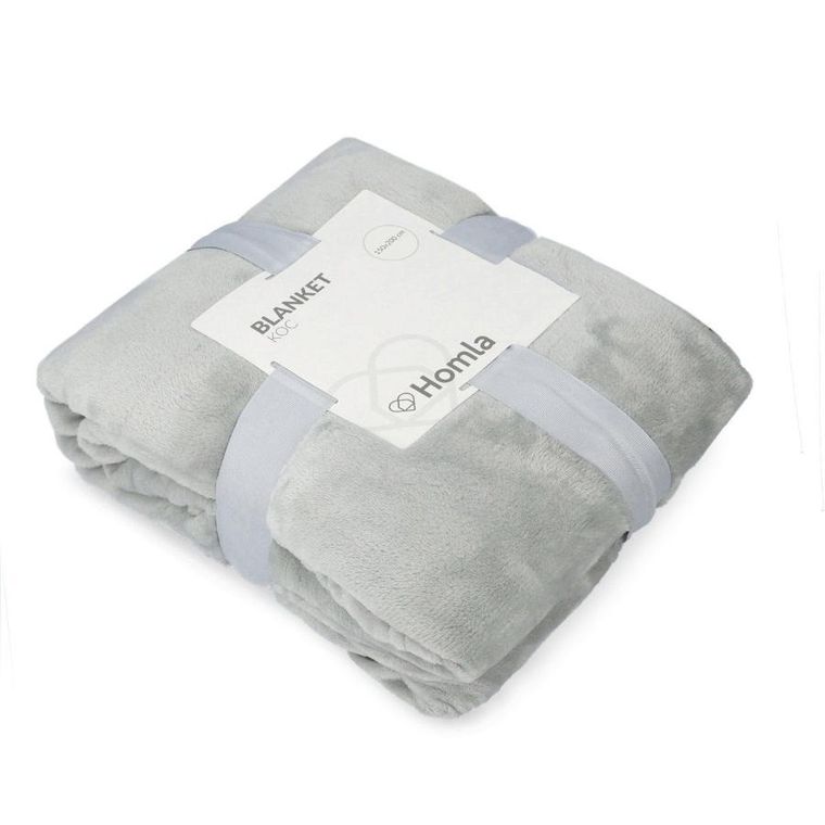 Homla, Rote, koc, jasnoszary, 150-200 cm