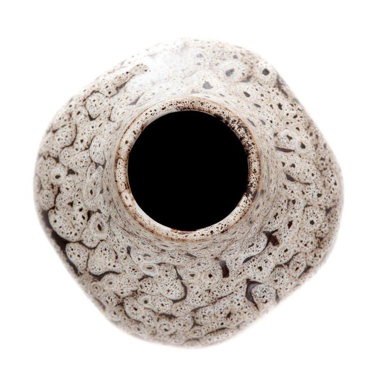 Homla, Rufus, wazon, ceramiczny brązowy, 14-14-22 cm, 888606