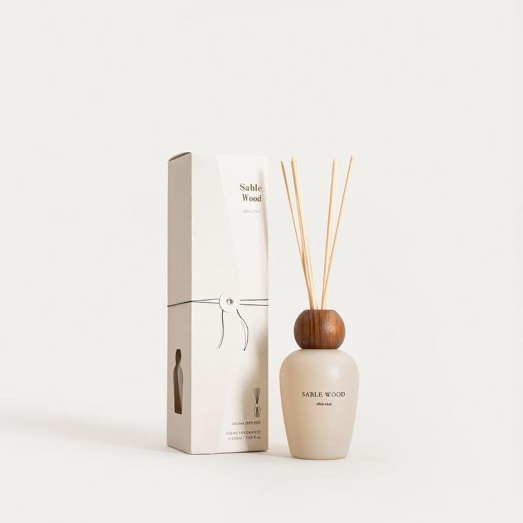 Homla, Sable Wood, dyfuzor zapachowy, White Musk, 200 ml