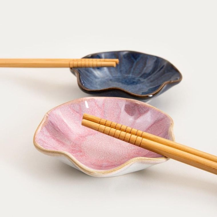 Homla, Sakura, zestaw, do sushi różowy w kształcie kwiatka, 6 elementów