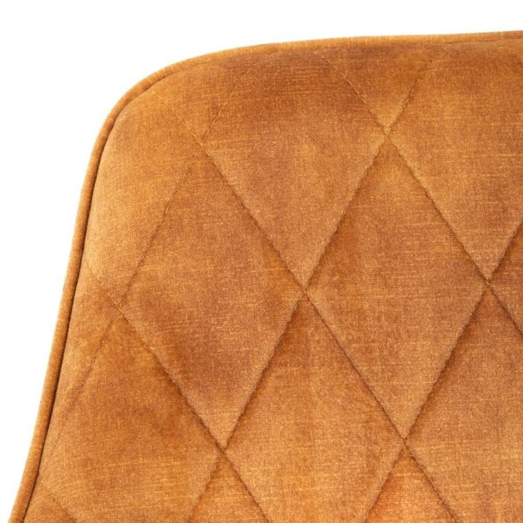 Homla, Satori, krzesło, musztardowe, 58-62-79 cm