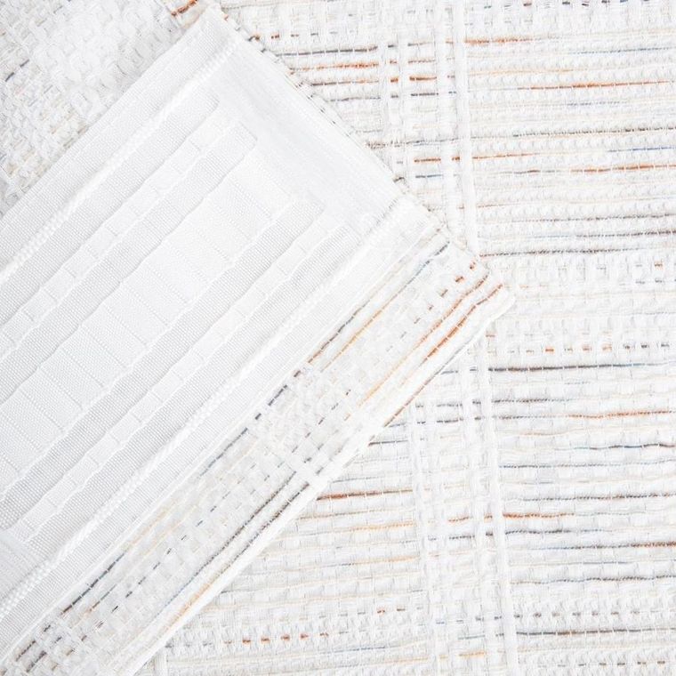 Homla, Siera, zasłona, z ozdobnym wielobarwnym strukturalnym wzorem, 140-250 cm