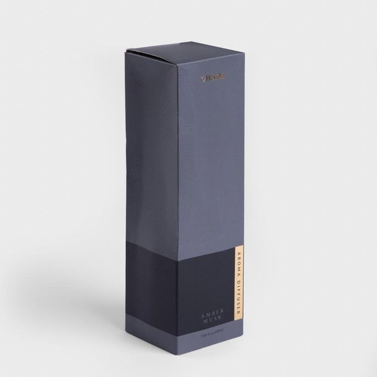 Homla, Sleek Leather, dyfuzor zapachowy, amber musk, 200 ml