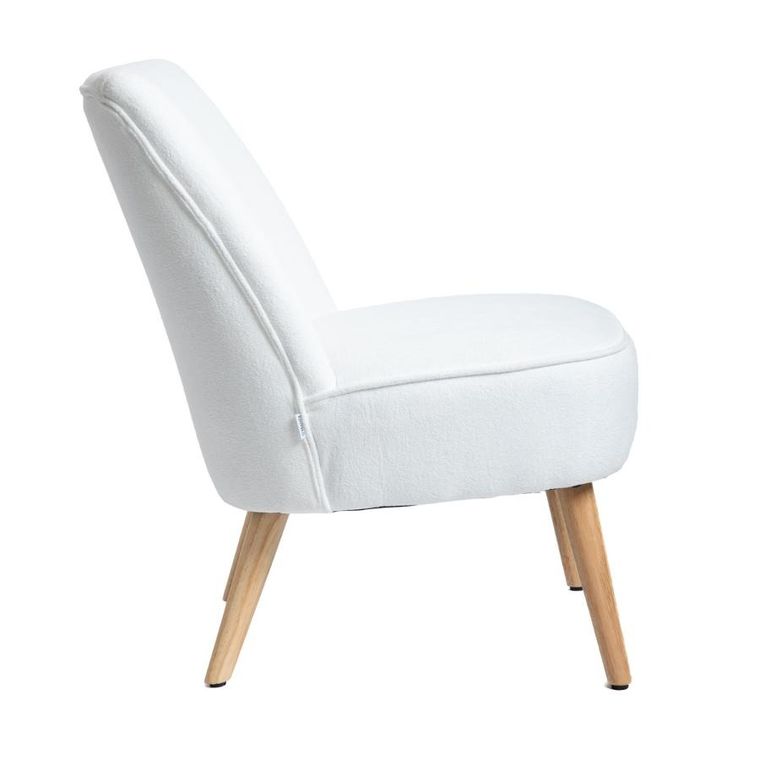 Homla, Soal, Fotel ecru, 57-69-76 cm, 895895