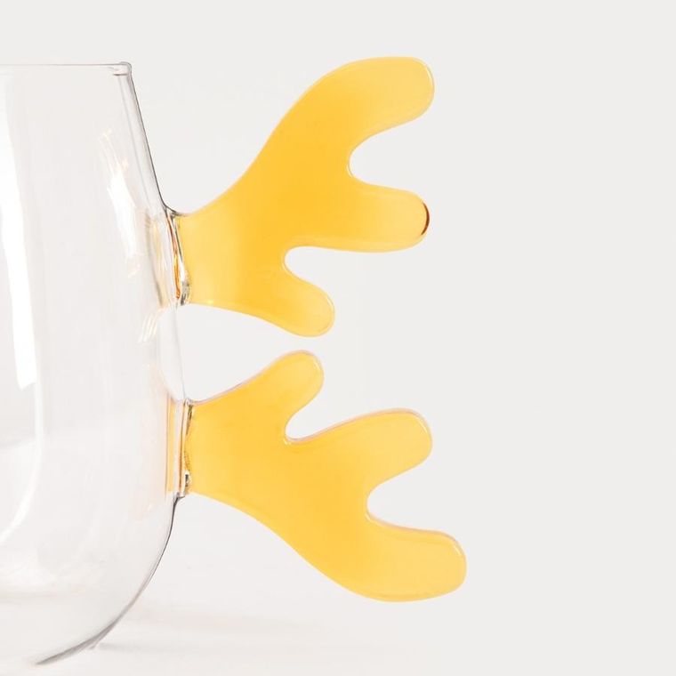 Homla, Strano, szklanka, z uchem w kształcie rogów, 0,48l