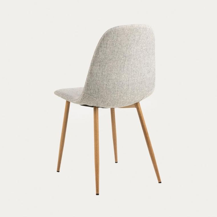 Homla, Svea, krzesło, w tkaninie szare, 44-54-86 cm