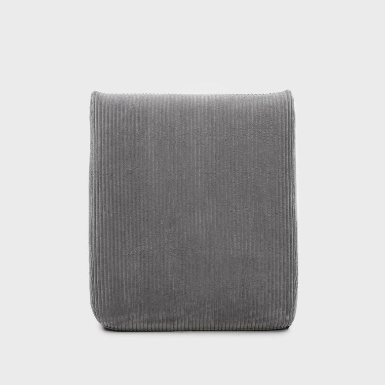 Homla, Svela, fotel modułowy, szary sztruksowy, 59,5-80-62 cm