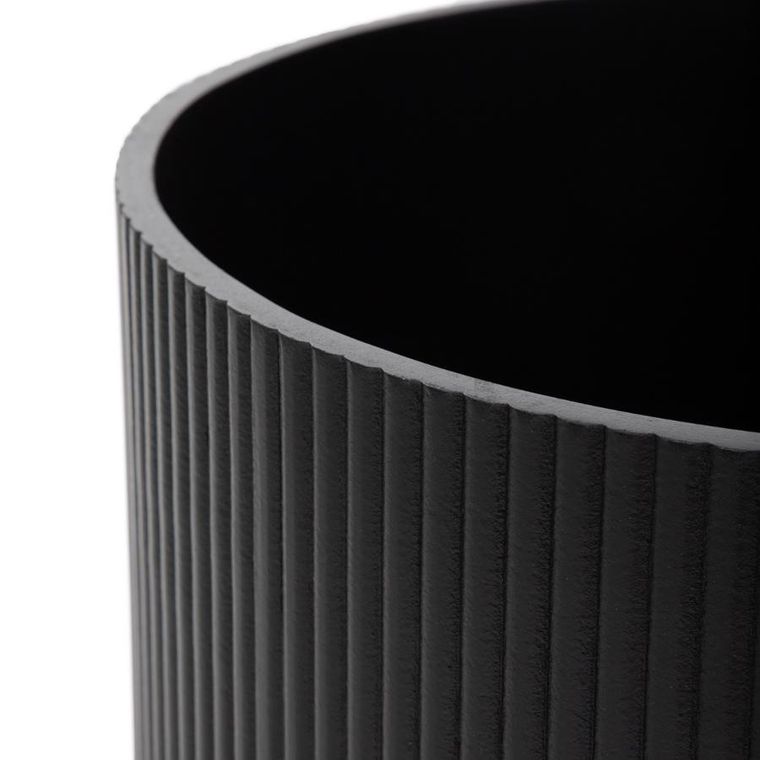 Homla, Tabi, stolik kawowy, matowy czarny, 40-36 cm