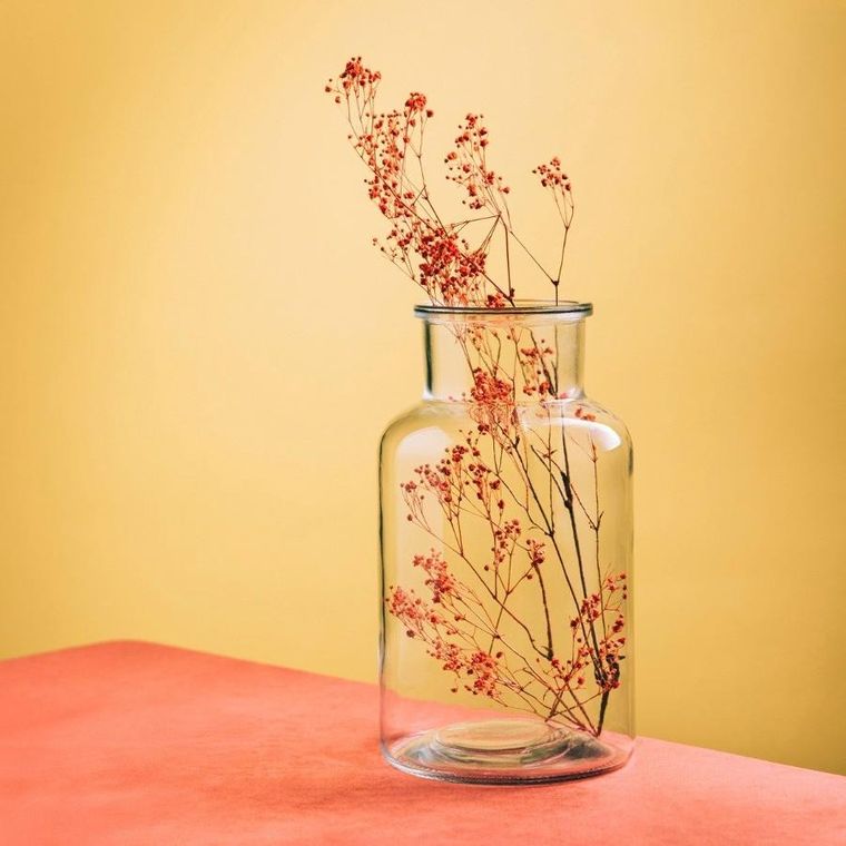 Homla, Tenno, wazon, szklany transparentny, 14,5-25,5 cm