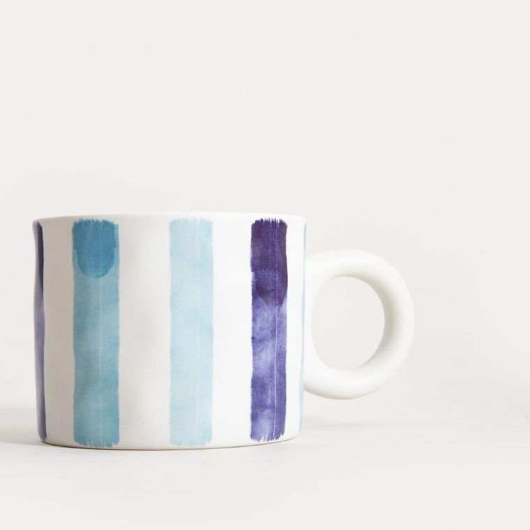 Homla, Terna, kubek, w niebieskie paski, 0,35l