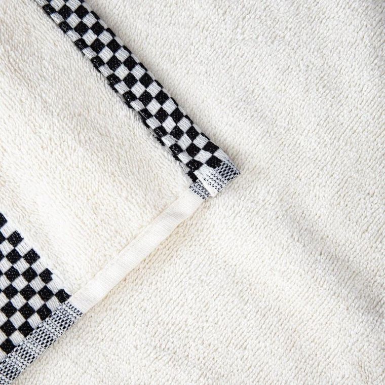 Homla, Tiva, ręcznik, z czarną kratką, 50-90 cm