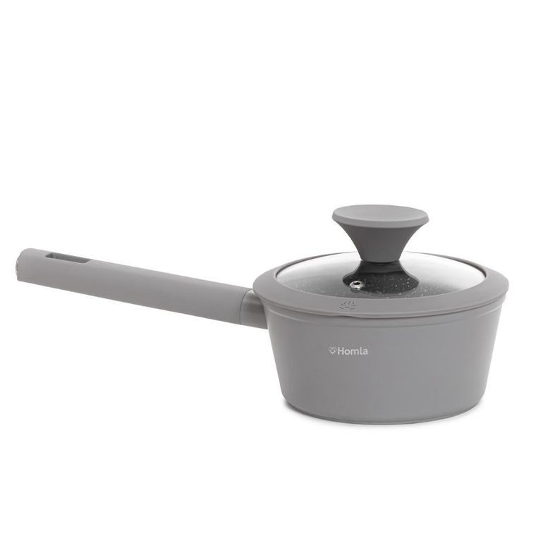 Homla, Tristan, zestaw garnków, szary, 6 elementów