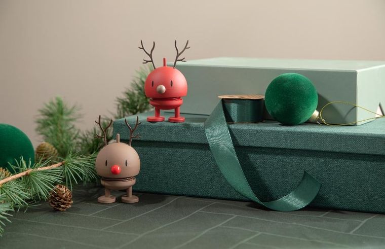 Hoptimist, figurka, Reindeer Bumble S, wiśniowy