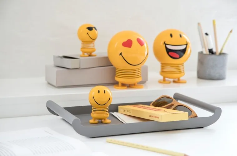 Hoptimist, Smiley Joy S, figurka, yellow