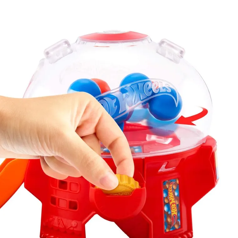 Hot Wheels City, Sklepik Guma balonowa, zestaw do zabawy z autem