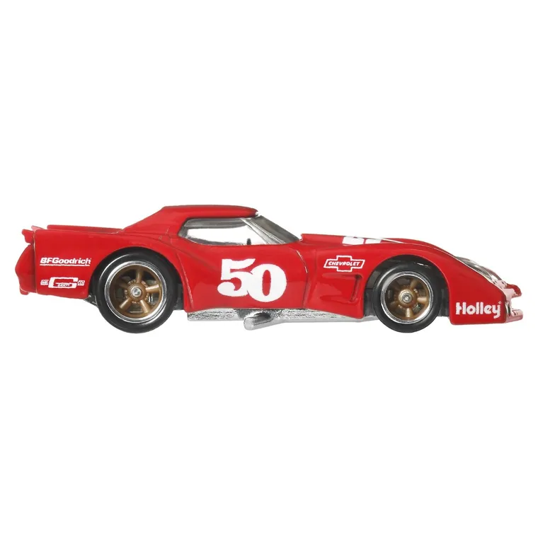 Hot Wheels, Kultowe auta, '76 Greenwood Corvette, pojazd Premium, 1:64, JKF24