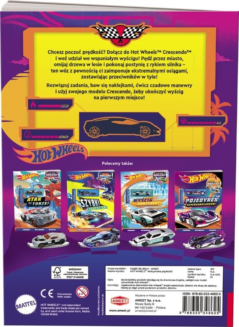 Hot Wheels. Maksymalna prędkość! + auto