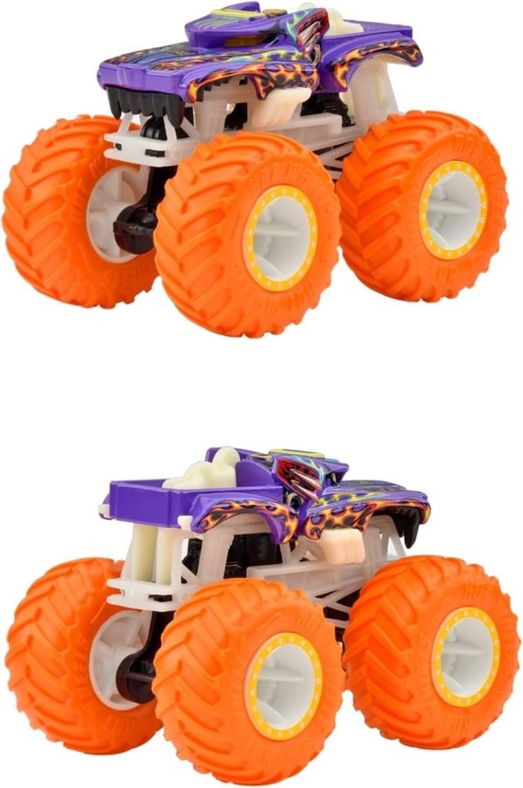 Hot Wheels, Monster Trucks, pojazd świecący, 1 szt.
