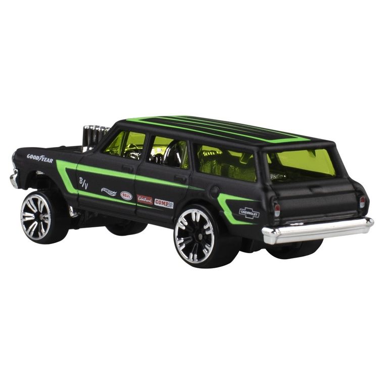 Hot Wheels, Neon Speeders, '64 Chevy Nova Gasser, pojazd, 1:64, JKX96