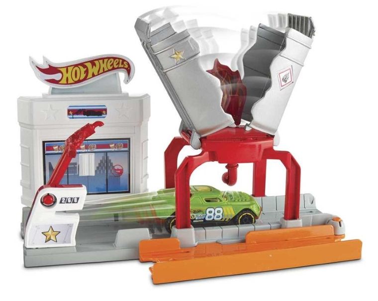 Hot Wheels, Pożar na stacji, zestaw do zabawy