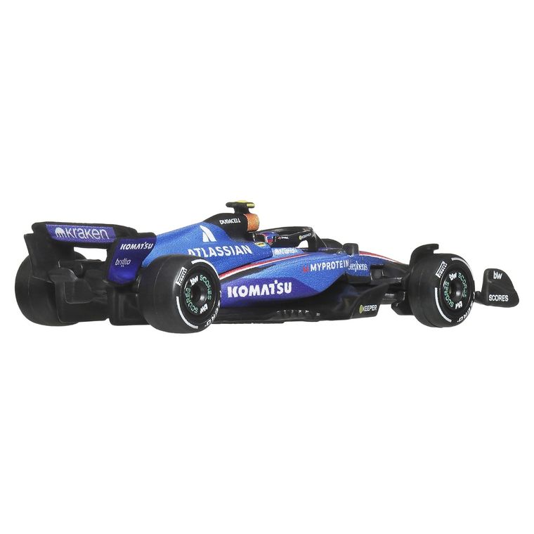 Hot Wheels, Premium, Formuła 1, Atlassian Williams Racing (#55), samochodzik, skala 1:64, JKD85