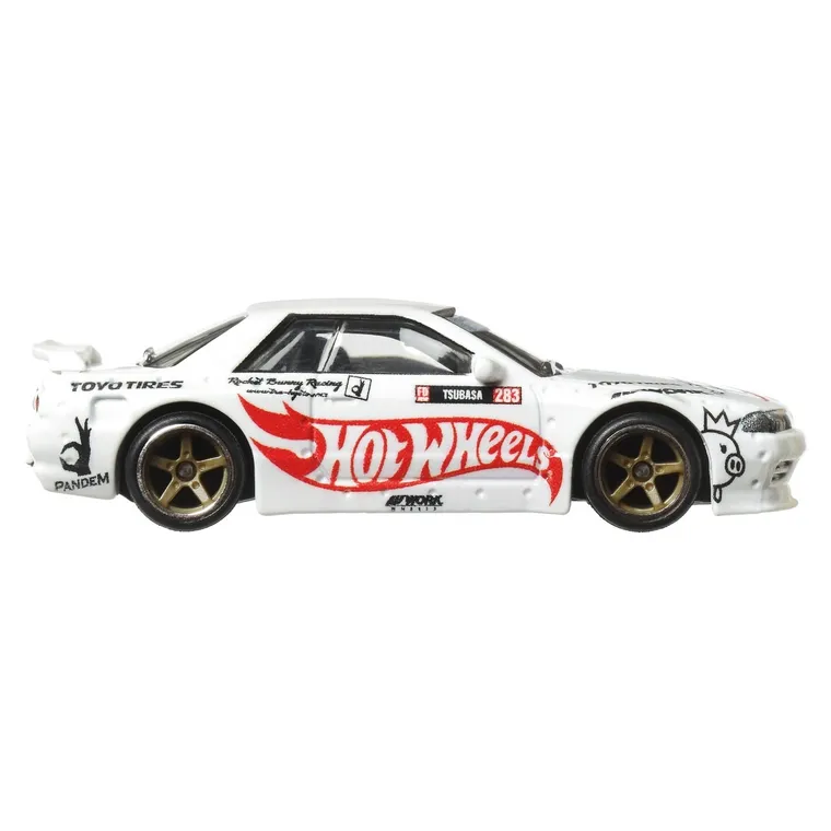 Hot Wheels, Premium, Kultowe auta, Nissan Skyline GT-R (R32) Pandem, pojazd, 1:64, HRV68