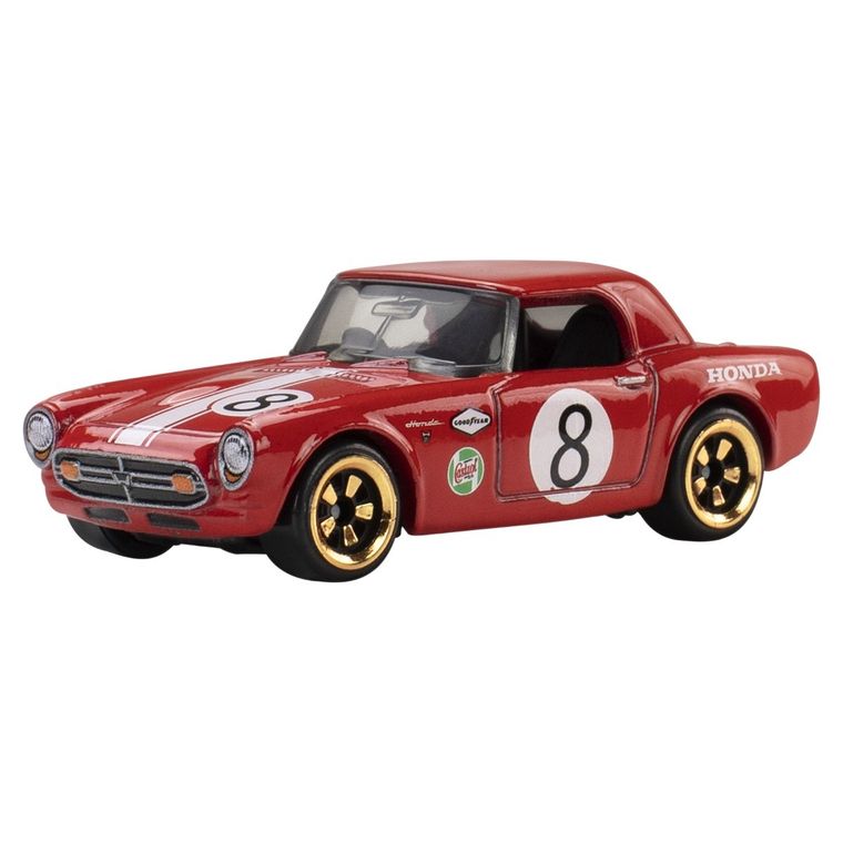 Hot Wheels, Silver Series, Rally Racers, Honda S800 Racing / Course, pojazd, JKX62