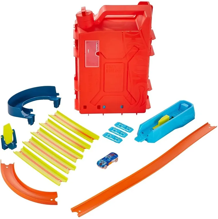 Hot Wheels, Track Builder, Kanister, zestaw kaskaderski w pudełku