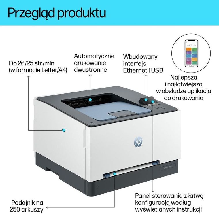 HP, Color LaserJet Pro 3202dn, drukarka