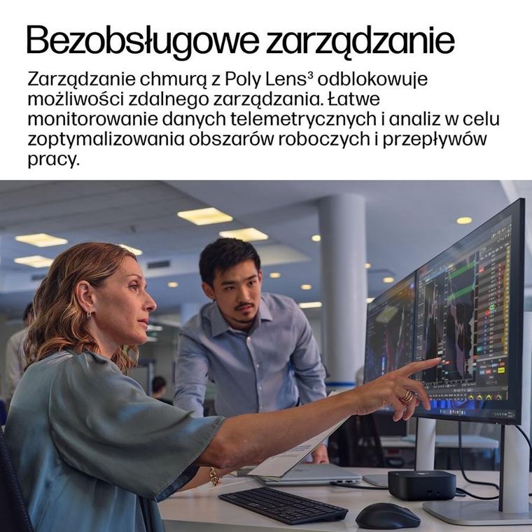HP, Dock G6, stacja dokująca z zasilaczem, 100W, czarna
