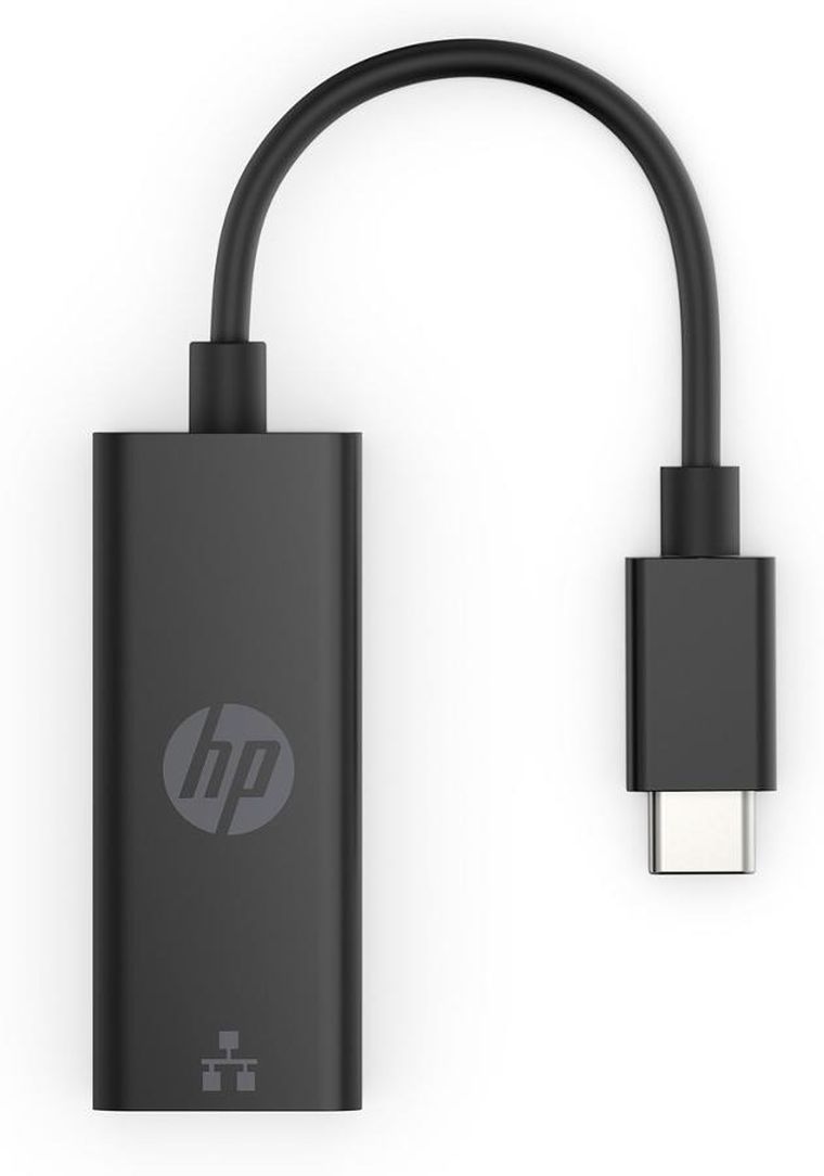 HP, przejściówka, USB-C to RJ45, adapter, G2, czarna, 4Z534AA