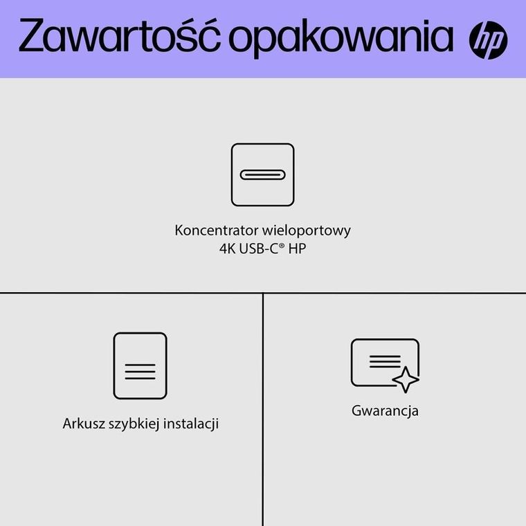 HP, stacja dokująca, 4K, USB-C