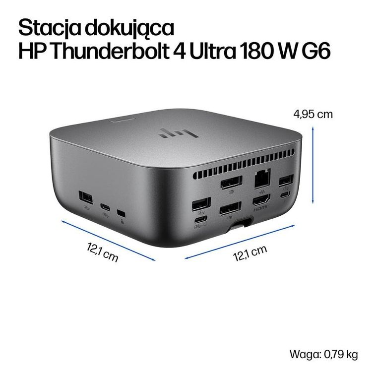 HP, stacja dokująca, Thunderbolt 4 Ultra, 180W, G6 Dock