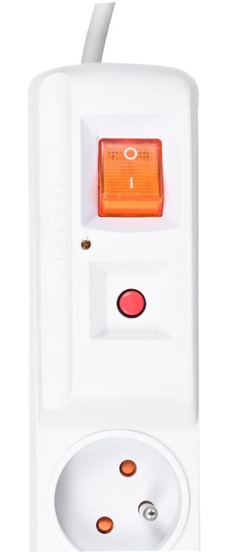 HSK Data, listwa zasilająca, 5xute, 3m, szary