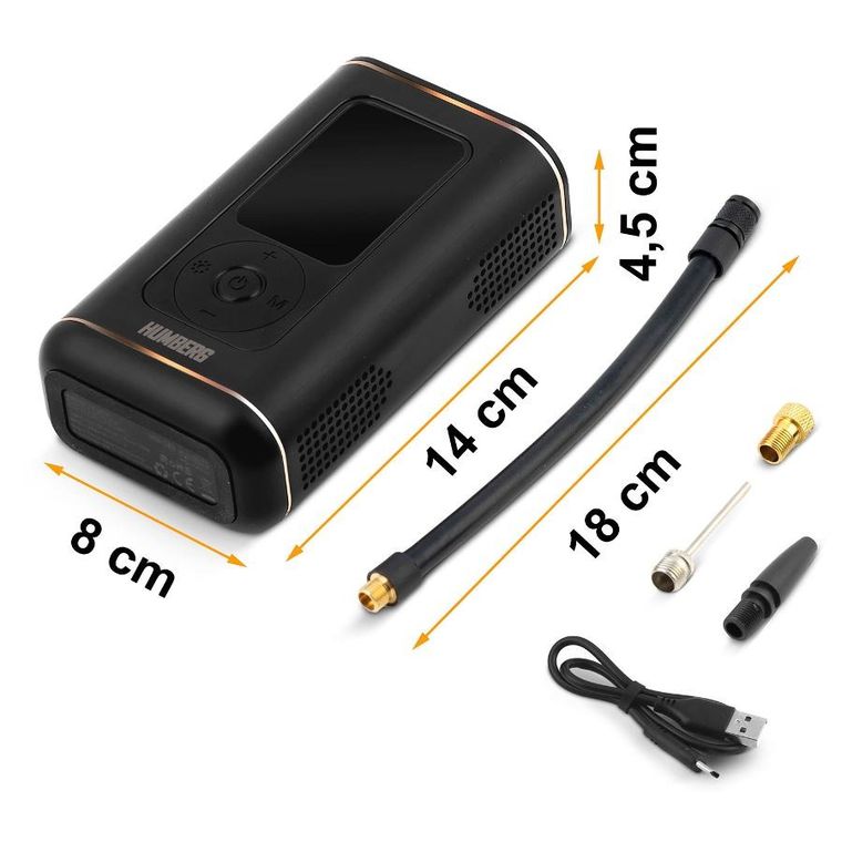 Humberg, kompresor elektryczny, bezprzewodowy